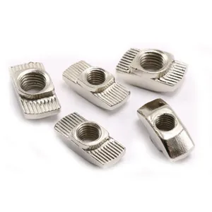 2020 m3 m4 m5 m6 steel drop in hammer head t nut for aluminum profile slot 6