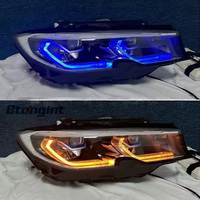 Module de phare LED laser adapté aux BMW Série 3 19-22 G20G28 avec feux de jour RVB arc-en-ciel, vente en gros personnalisée