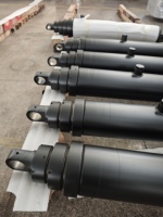 Cylindres de camion benne télescopique robustes à haute capacité, en acier chromé dur, pression 210 bars, à vendre, toutes tailles en stock