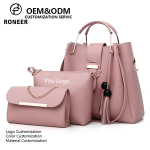 Vente en gros de 3 pièces <span class=keywords><strong>sac</strong></span> à main pour femmes <span class=keywords><strong>sac</strong></span> à main pour femmes ensembles de sacs fourre-tout 2024 tendances de la mode ensemble de sacs à main pour femmes en PU - Product Image 1
