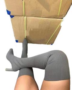 Bottes mocassins à talons aiguilles pour <span class=keywords><strong>femme</strong></span>, couleur unie, vente en gros, <span class=keywords><strong>2022</strong></span> - Product Image 3