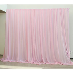 Drapé de <span class=keywords><strong>mariage</strong></span> blanc et rose en mousseline de soie, rideau de fond de scène de <span class=keywords><strong>mariage</strong></span> - Product Image 3