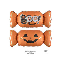Ballons en hélium et ballons en aluminium sur pied pour voiture et chien, thème Jour des Morts, pour décoration de fête d'Halloween