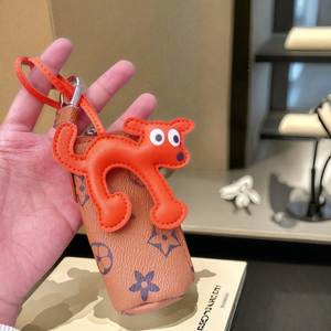 Wholesale Luxury Leather Gift Pony Handbag Pendant Women Animal <b>Ornament</b> Car Keychain Designer Dog Bag Charms - Product Image 3