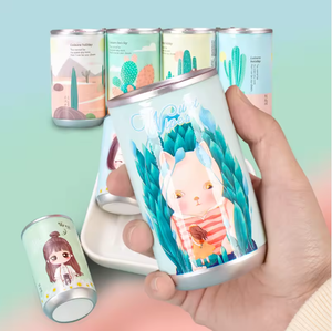 Vente directe d'usine de mini lingettes humides, tissu non tissé, 36 lingettes par paquet, lingettes humides en forme de canette de cola, lingettes de nettoyage portables. - Product Image 2