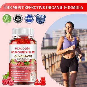 Veganistische Frambozen Magnesiumglycinaat Gummies-Stressverlichtende Slaap-Wat Helpt Bij Complexe Vitaminen Die Vitamine <span class=keywords><strong>D</strong></span> Bevatten - Product Image 6