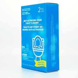 Customized Self-Activating <strong>Foam</strong> Toilet Cleaner the Miracle Power Foaming Toilet Cleaner 2 Treatments Blue <strong>Foam</strong> - Product Image 2