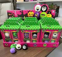 Nouveau Jouet Anti-Stress 4-en-1 Halloween Maison Hantée, Jouet à Presser en TPR, Squishkins Effrayants pour Cadeau