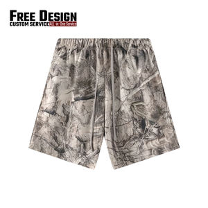 Pantalones Cortos Deportivos Personalizados con Estampado de Camuflaje, de Secado Rápido, Holgados, para Ejercicio, que Absorben la Humedad, para Hombre - Product Image 3
