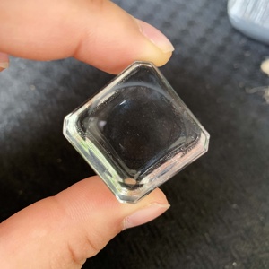 Base Cuadrada de Cristal Transparente de 25 mm para Esferas, Soporte para Esferas de Cristal, Decoración - Product Image 3