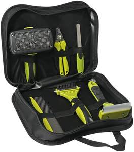 Ensemble de toilettage <span class=keywords><strong>pour</strong></span> animaux de compagnie 6 pièces à <span class=keywords><strong>prix</strong></span> <span class=keywords><strong>d</strong></span>'usine, brosse anti-chute <span class=keywords><strong>pour</strong></span> chien et <span class=keywords><strong>chat</strong></span>, coupe-<span class=keywords><strong>ongles</strong></span>, usage domestique - Product Image 1