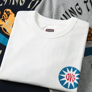 Camiseta Casual de Cuello Redondo para Hombre <span class=keywords><strong>Ami</strong></span> Kaji, 100% Algodón, Manga Corta, Estilo Retro, Estampado Digital, Corte Holgado - Product Image 4