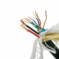 Câble réseau flexible CAT5 étanche 2*0,75 mm² + STP, conducteur en cuivre, isolation PE, LCP extensible pour ROV sous-marin