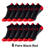 Chaussettes de sport d'équipage minces d'été transfrontalières femmes hommes Logo de corps noir course en plein air cyclisme basket-ball en gros
