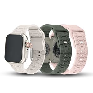 Design coloré 38mm à 49mm <span class=keywords><strong>Bracelet</strong></span> de montre pour Iwatch Silicone ultra souple étanche en Silicone souple pour <span class=keywords><strong>bracelet</strong></span> <span class=keywords><strong>Apple</strong></span> <span class=keywords><strong>Watch</strong></span> - Product Image 2