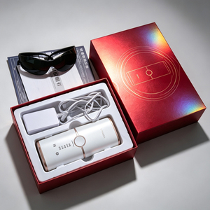 Épilateur personnalisé, design artistique de luxe, boîte cadeau, plateau coussiné écologique pour les magasins de soins personnels - Product Image 1