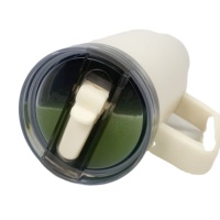 FLIP STRAW Protour Gobelet en acier inoxydable détachable de 40oz sans BPA avec couvercle en paille à rabat étanche à 100% prêt à expédier