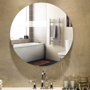Espejo decorativo de lujo para baño, sin marco, barato, venta al por mayor - Product Image 1