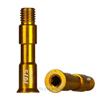 Kit de 32 vis pour patins à roulettes en aluminium 7075 haute résistance, légères et résistantes à l'usure, pour skateboard et roller