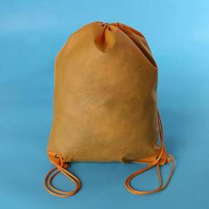 Custom Rpet Logo Promotional Heavy Duty Non Woven <b>Drawstring</b> <b>Backpack</b> Non-woven Draw String Bag - Product Image 4