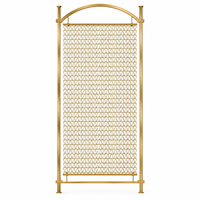 Paravent en maille décorative en acier inoxydable, écran de séparation en métal tissé, maille décorative