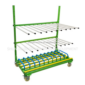 Cadre de fenêtre mobile de 10 cm, chariot de rangement de panneaux de porte, planche en bois, chariot en porte-à-faux pour l'usine, vente en gros - Product Image 5