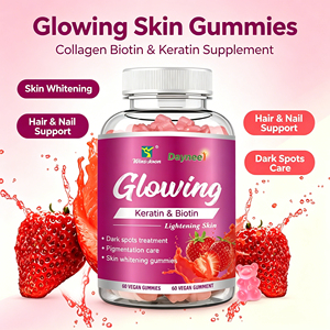 Gomitas Winstown Glowing con Colágeno, Biotina y Queratina para Blanquear la Piel, Veganas, para Eliminar el Cabello y las Uñas, Suplemento de Belleza en Gomitas - Product Image 2