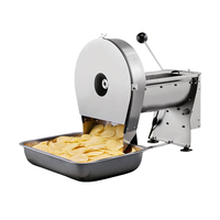 Kleinschalige Productiemachines Fruitgroentesnijder Citroen Aardappel Snijmachine Commerciële Groente Snijmachine