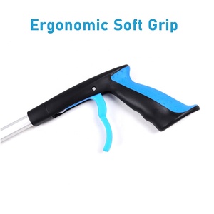 Rác picker với xoay đầu rộng hàm có thể gập lại Trọng lượng nhẹ Thùng rác Pick up Stick Grabber Reacher công cụ - Product Image 2