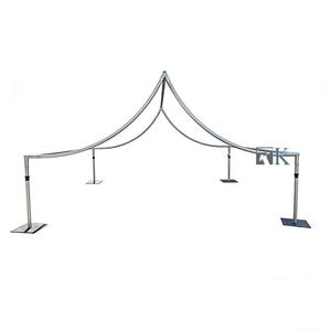 Aluminum Arc Pipe Kit Fashion Portable Pipe Drape <b>Stand</b> for Weddings - Product Image 1