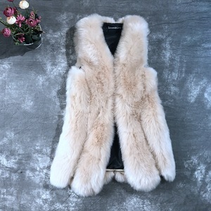Nieuwe herfst-winter lange ademende visleren jas met 100% polyester vulling, V-hals, dikke <span class=keywords><strong>blazer</strong></span> voor dames van bontfabrikanten - Product Image 6