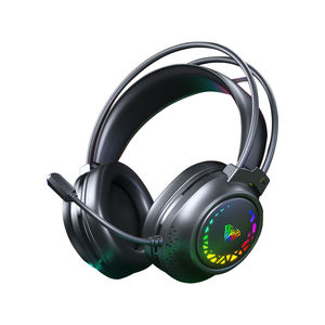 Auriculares Aula S611 con Sonido Envolvente, Auriculares Ligeros con Cable, Auriculares para Juegos RGB con Micrófono para <span class=keywords><strong>PC</strong></span>/PLAYSTATION/SWITCH - Product Image 1