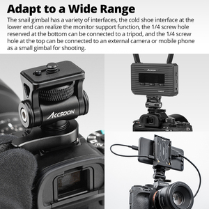 Accsoon Support de studio photo réglable pour Nikon pour Canon pour <span class=keywords><strong>Sony</strong></span> DSLR Camera Monitor Cold Shoe Adapter pour la prise de vue sur table - Product Image 2