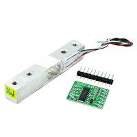 HX711 1KG/5KG/10KG/20KG Sensor de peso de celda de carga Aleación de aluminio Pesaje IC Componentes electrónicos