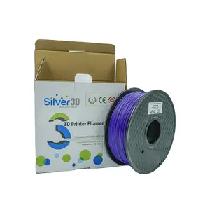 シルバー3Dプラスチックロッドフィラメント1.75セダ0.5kg/1kg3D印刷材料シルク銅Flaフィラメント