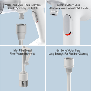 <span class=keywords><strong>Xiaomi</strong></span> Mijia, lavadora inalámbrica para coche, hogar, 2,4 MPa, <span class=keywords><strong>pistola</strong></span> <span class=keywords><strong>de</strong></span> <span class=keywords><strong>agua</strong></span> portátil <span class=keywords><strong>de</strong></span> alta <span class=keywords><strong>presión</strong></span>, rociador, limpiador, rociador recargable - Product Image 6