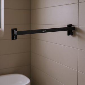 Vevor Toallero de Pared de 24 Pulgadas, Negro Mate, Acero Inoxidable, Juego de Accesorios para Baño - Product Image 2