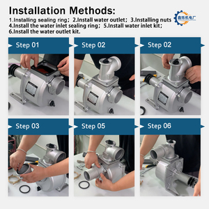 2 inch điện dư Dật Máy bơm nước nông nghiệp ròng rọc bơm cần lắp ráp theo video Chỉ bơm cơ thể - Product Image 5