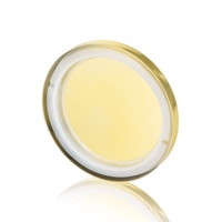 Bocaux Cylindriques Vides en Verre Transparent de 5oz à 18oz avec Couvercle Métallique pour la Fabrication de Bougies