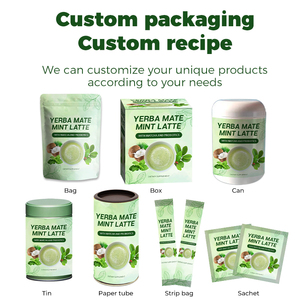 Té de Yerba <span class=keywords><strong>Mate</strong></span> de Marca Propia, Latte de <span class=keywords><strong>Menta</strong></span> con Matcha, Latte Instantáneo Sin Lácteos, Latte de Superalimentos, Latte de Té Instantáneo - Product Image 5