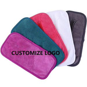 Sesuaikan logo mikrofiber handuk Salon ramah kulit lembut menyerap keringat penutup dahi cepat kering dengan alat baki stiker bulu mata - Product Image 3