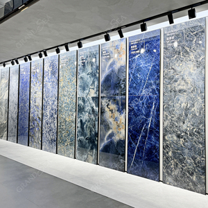 Nhân tạo Quartz slab nền tường gạch đánh bóng tráng men phiến đá cẩm thạch cho phòng khách TV nền tường - Product Image 1