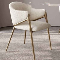 Fauteuil moderne de luxe, cadre en acier inoxydable, super confortable, durable, revêtement en velours vert pour restaurant, hôtel, salle à manger