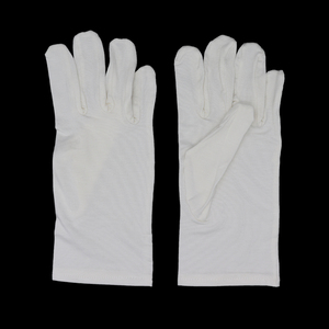 Guantes de Bambú y Spandex Antibacterianos, Hipoalergénicos, Cómodos, Transpirables, Elásticos, Blancos, Hidratantes para Eccema, Talla Única - Product Image 3