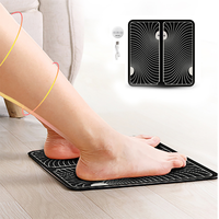 Tapis de massage intelligent pour les jambes et les pieds, appareil électrique automatique, coussin de massage pour les pieds, circulation sanguine, masseur de pieds Ems