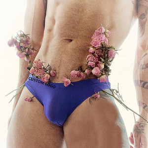 Modal/algodón/bambú personalizado ODM/OEM <span class=keywords><strong>ropa</strong></span> de <span class=keywords><strong>hombre</strong></span> imágenes Gay erótico <span class=keywords><strong>ropa</strong></span> interior sin costuras modelos conjunto Mini calzoncillos - Product Image 1