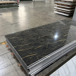 Vendita calda leggero UV PVC foglio di marmo pannello di parete 2x2 autoadesivo ignifugo per doccia Interior Design - Product Image 2