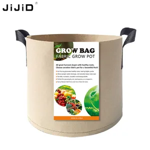 3/5/10 Gallon Garden Grow Bags , Vegetable/Flower/Plant Growing Bags,  Nonwoven Fabric Pots Planter for Outdoor and Indoor Planting 