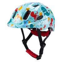 Casque de vélo BMX pour enfants avec coque renforcée, imprimé pieuvre, PC EPS, réglable, pour skateboard et trottinette