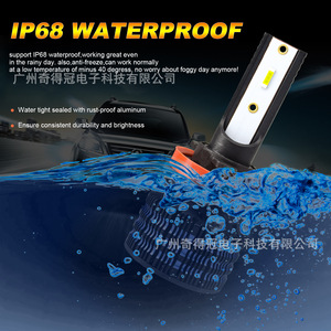 K20 Car <b>Led</b> <b>Headlights</b> H4 12000 Lm 50W High Low Beam For General Vehicles - Product Image 4